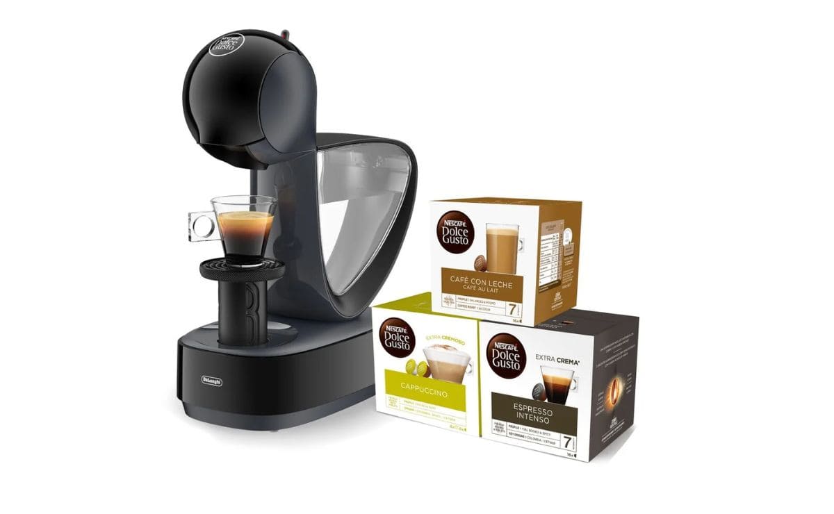 La mejor cafetera Dolce Gusto de De Longhi ahora rebajada a mitad de precio en Lidl