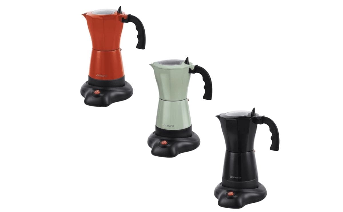 Esta cafetera eléctrica disponible en Aldi la puedes encontrar en tres colores diferentes