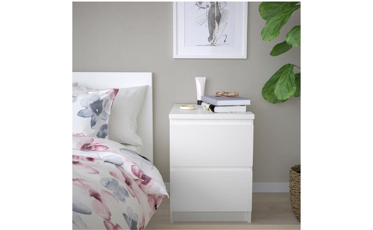 La cajonera barata de IKEA más sencilla para tu hogar con 3 amplios cajones  y fácil de montar