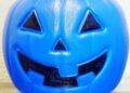 Calabaza azul de Halloween
