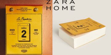 Calendario retro de Zara Home