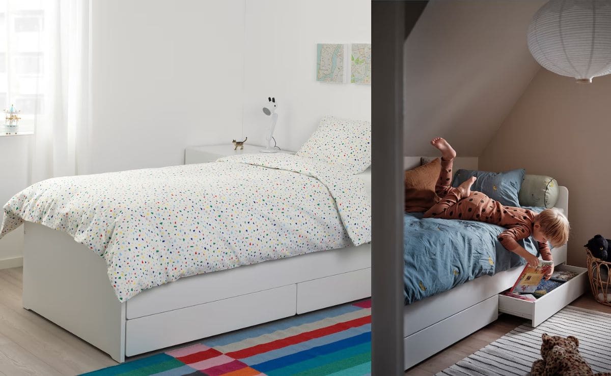 La cama nido de IKEA con más espacio