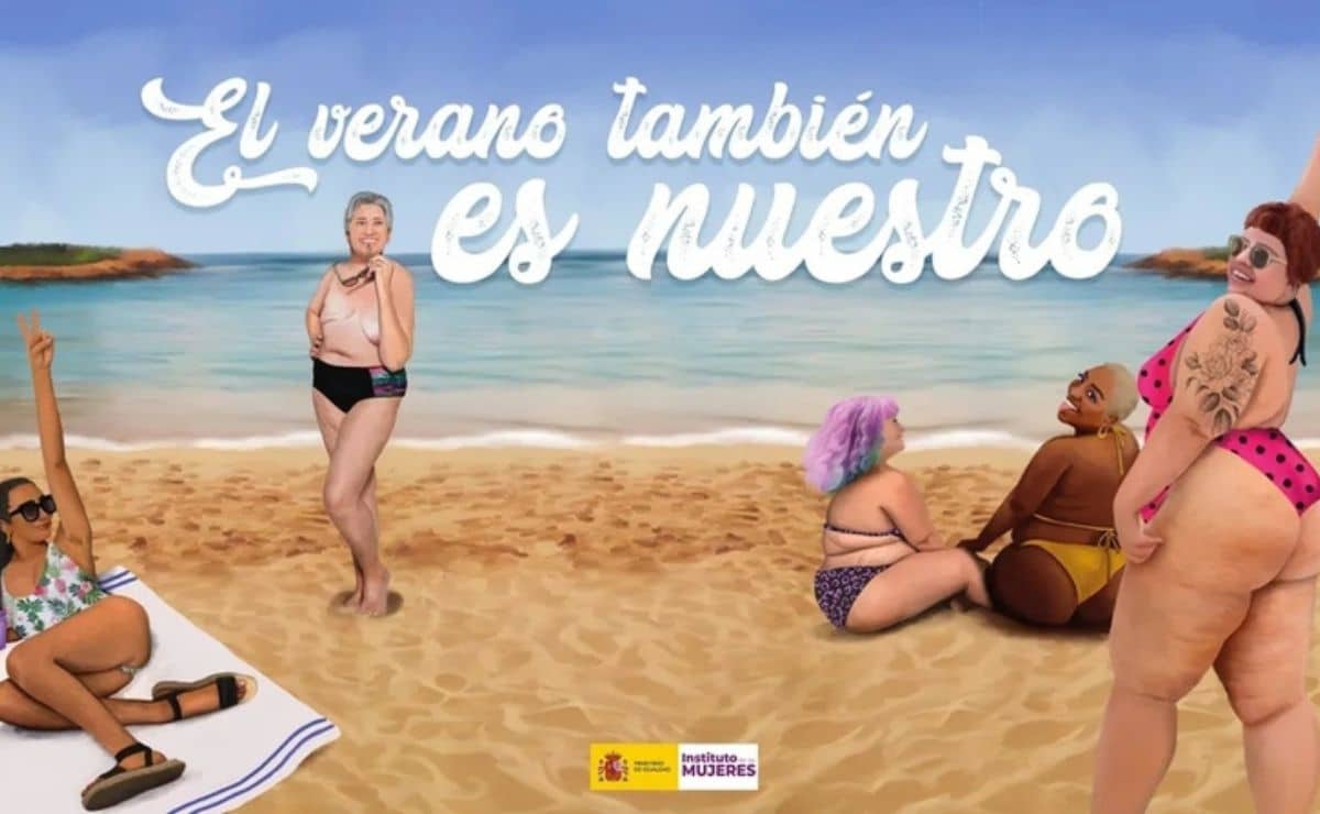 Una modelo denuncia el cartel de la Igualidad por editar su cuerpo y eliminar la prótesis de su pierna