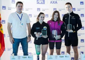 Anastasia Dmytriv, Bea Lérida y Jian Wang Escanilla brillan en el Campeonato AXA de Promesas Paralímpicas de Natación