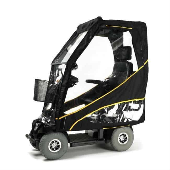 Chubasquero y paraguas para silla de ruedas y scooter