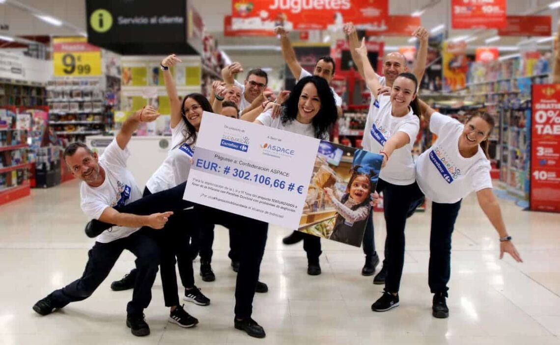 Carrefour dona 300.000 euros a Confederación ASPACE a favor de las personas con parálisis cerebral