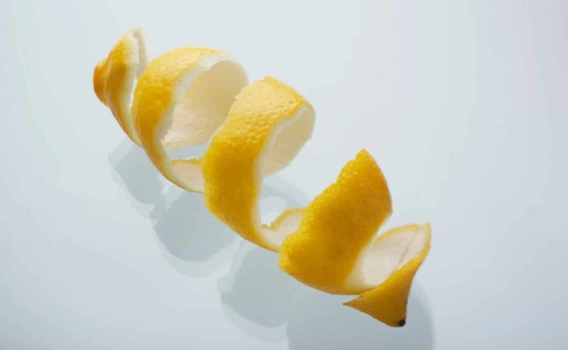 Cáscara jugo de limón