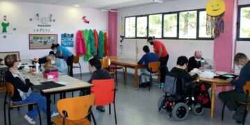 centro de personas con discapacidad Covid-19