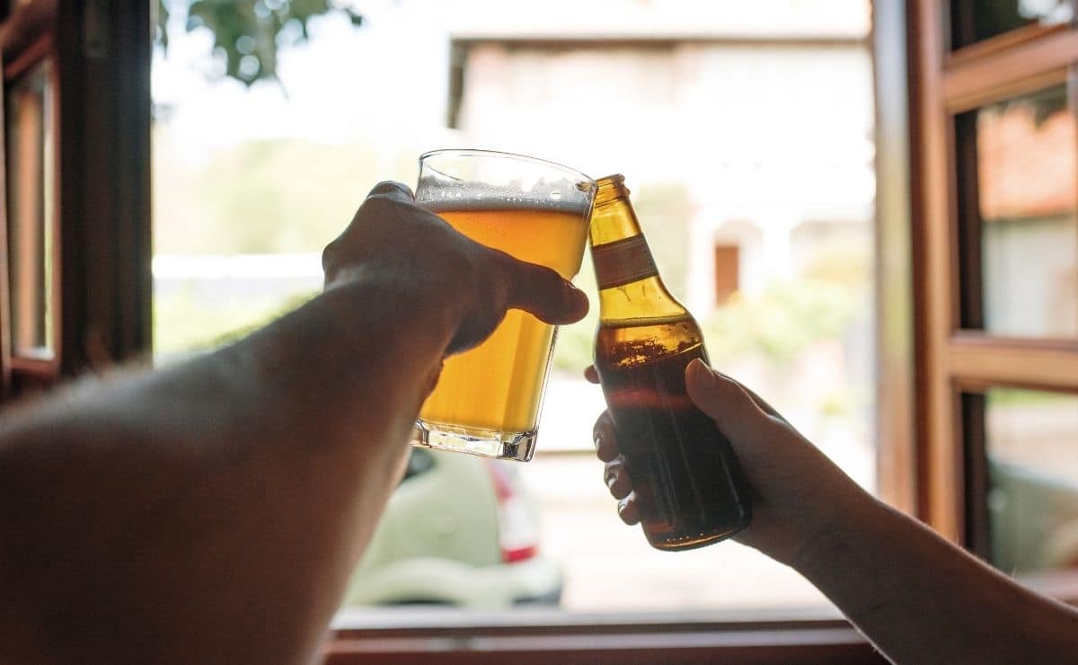 cerveza caloría alimento bebida líquido nutrientes