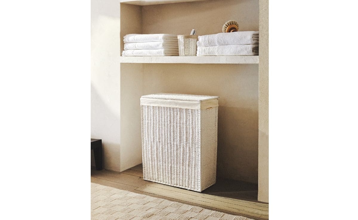 La cesta para la lavadora de Zara Home que combinará a la perfección con tu baño