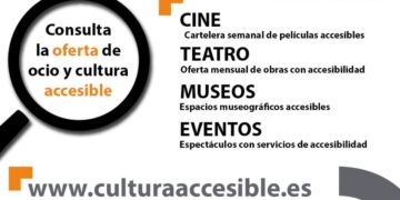 Desde el CESyA señalan que la web recopila la oferta de cultura y ocio con servicios de accesibilidad de toda la geografía española