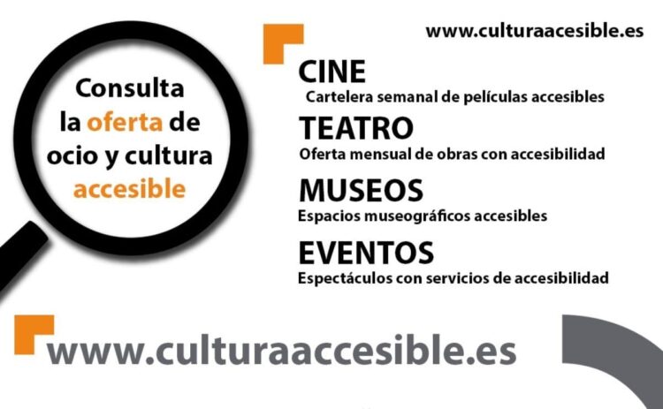 Desde el CESyA señalan que la web recopila la oferta de cultura y ocio con servicios de accesibilidad de toda la geografía española