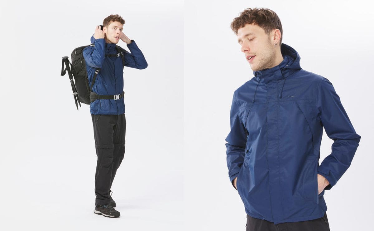 Decathlon cuenta con este abrigo impermeable Quechua que nos mantiene  calentitos y sin mojarnos en nuestras caminatas de montaña