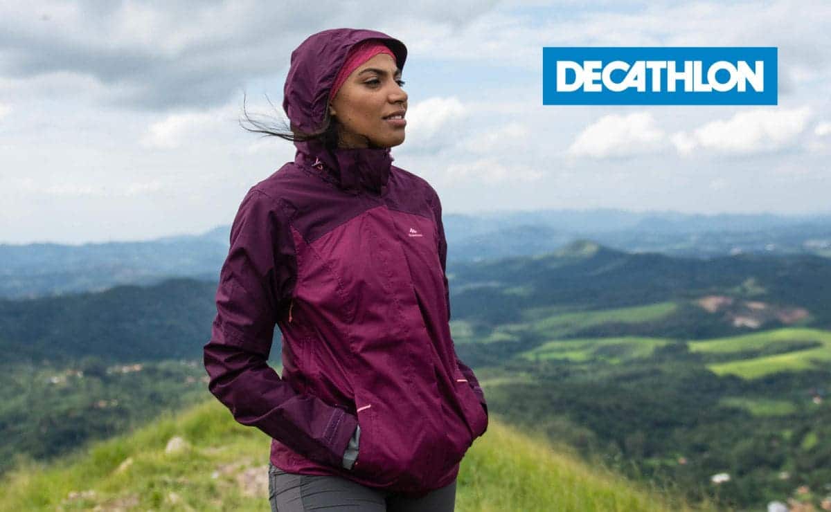 Chaqueta impermeable montaña y trekking Mujer Quechua MH100 - Decathlon