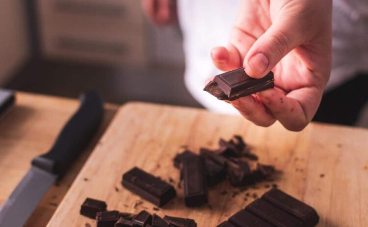 chocolate negro descanso cuerpo azúcar organismo alimento dormir
