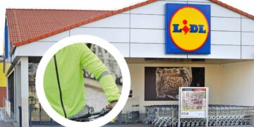 La chaqueta de ciclismo reflectante de Lidl