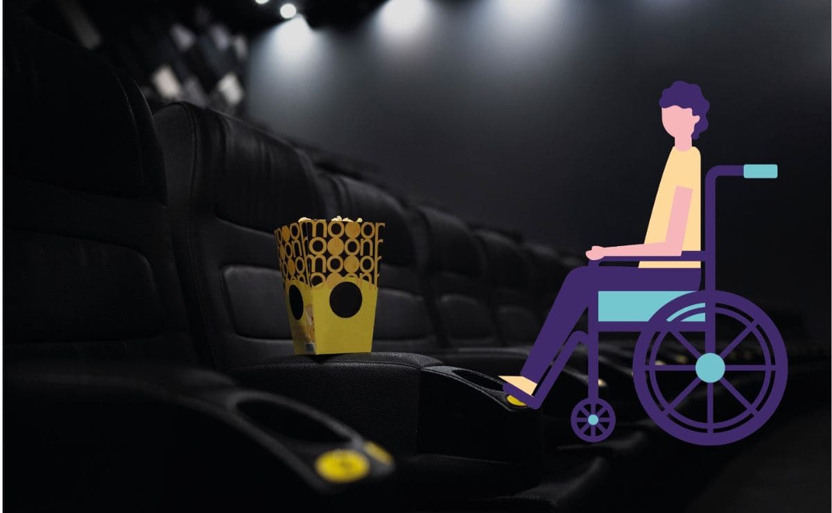 Así debe de ser un cine accesible para personas con discapacidad