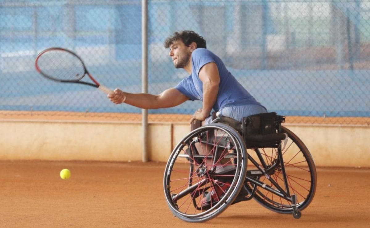 Cisco Garcia, tenista con discapacidad