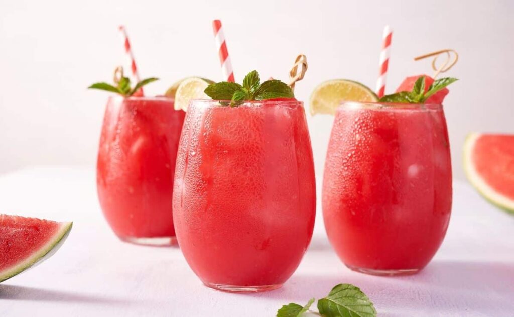 Recetas de cóctel de sandía