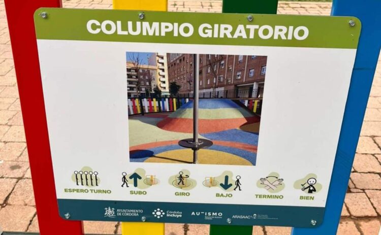El Ayuntamiento de Córdoba mejora la accesibilidad cognitiva en sus instalaciones infantiles