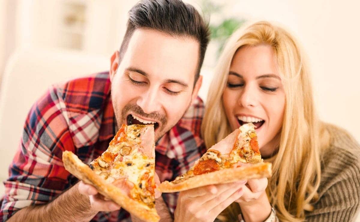 comer pizza perdida de peso