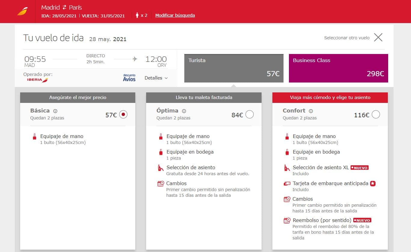Cómo reservar vuelos en Iberia 