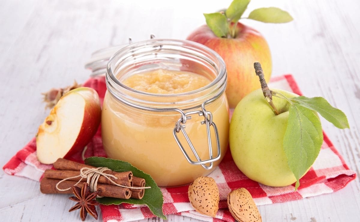 La compota de manzana es un alimento saludable para las personas con diarrea