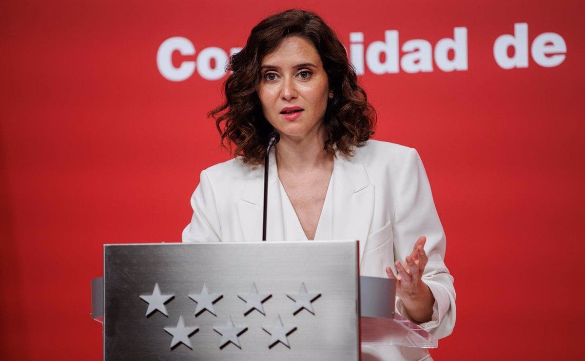 Isabel Díaz Ayuso, presidenta de la Comunidad de Madrid | EUROPAPRESS