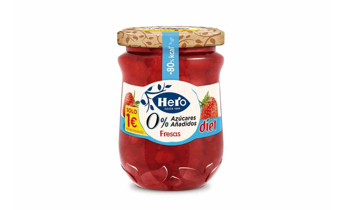 La confitura Hero 0% azúcares está de oferta en Lidl