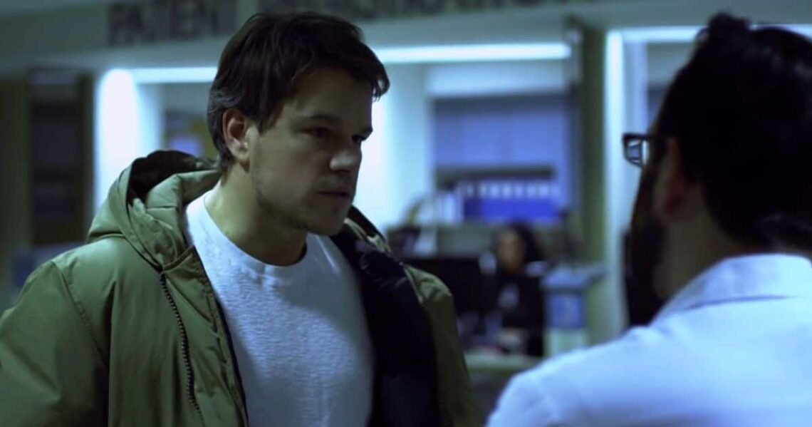 Matt Damon durante Contagio (2011)