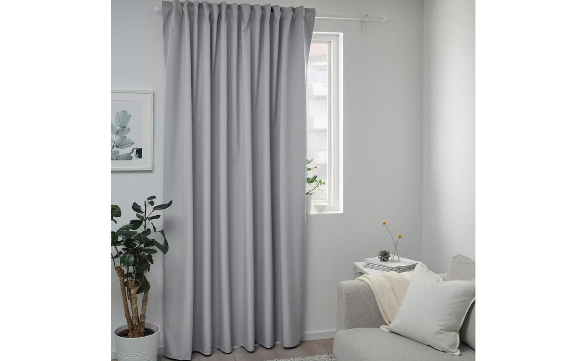 Las cortinas opacas de IKEA para el hogar