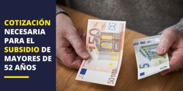 cotización subsidio para mayores de 52 años