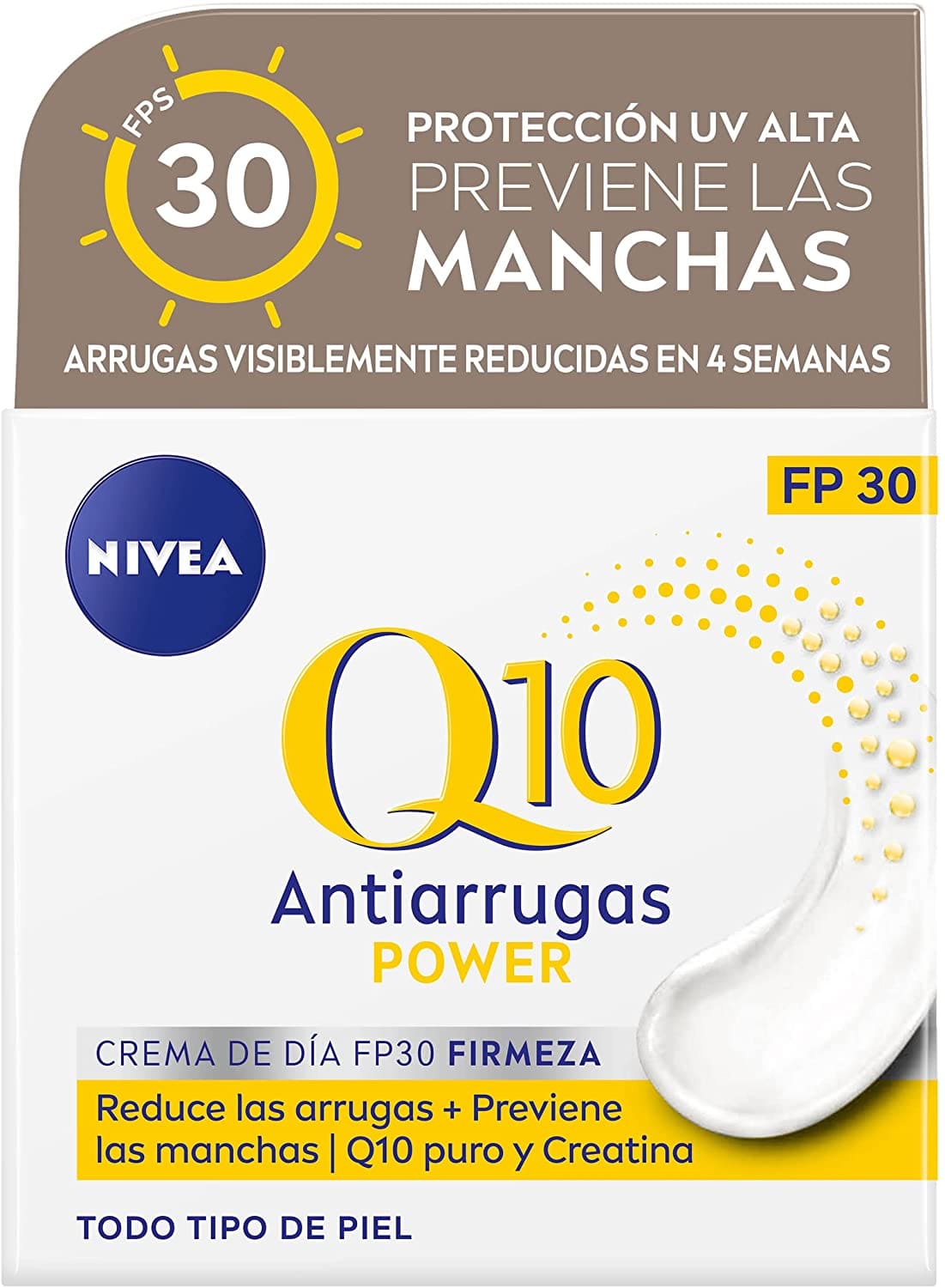 La crema antiedad NIVEA Q10 Plus Antiarrugas va a prevenir el envejecimiento y reafirmar la piel