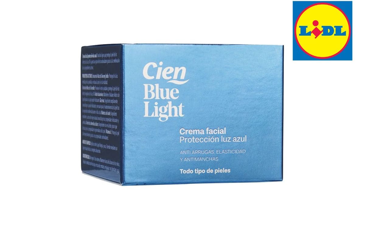 Crema luz azul de Lidl