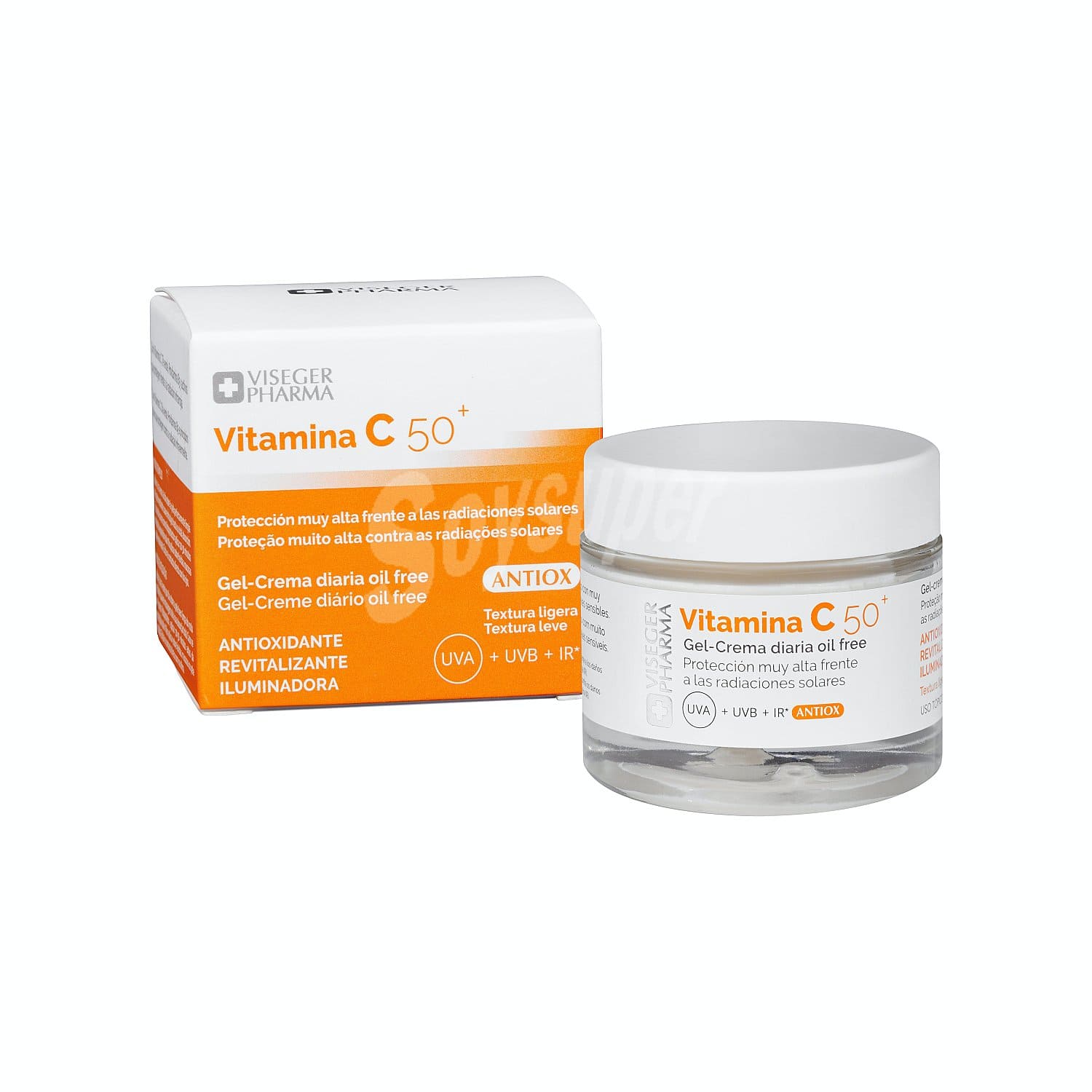 Crema con vitamina c y SPF 50+ de Mercadona