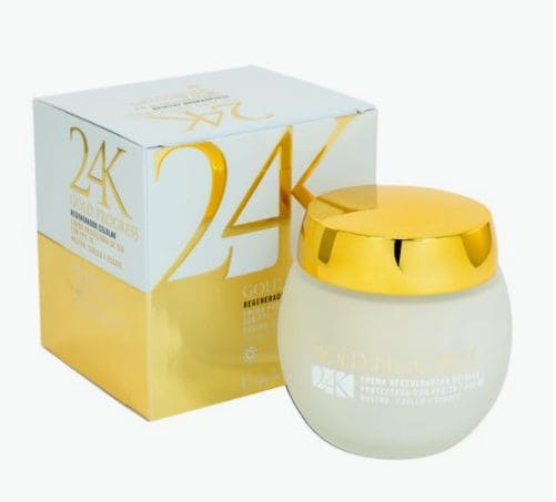 La crema hidratante de día 24K Golden de Deliplus es una de las más valoradas