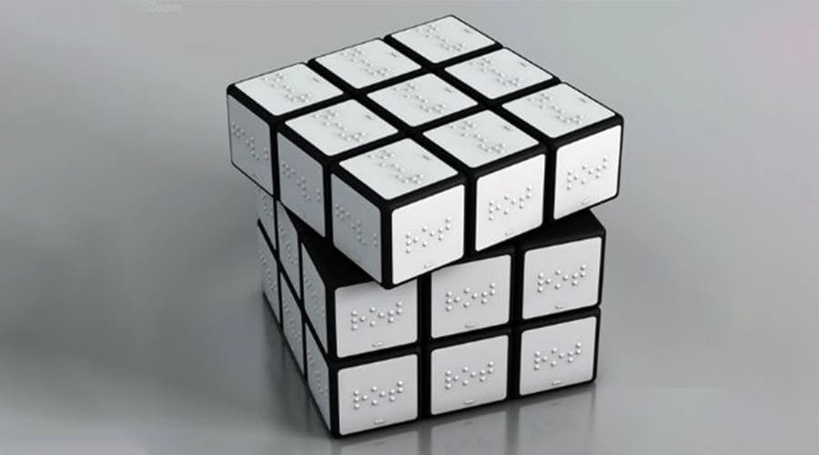 cubo rubik ciegos