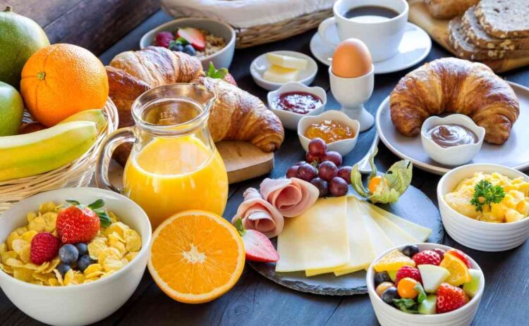 Alimentos para el desayuno perfecto