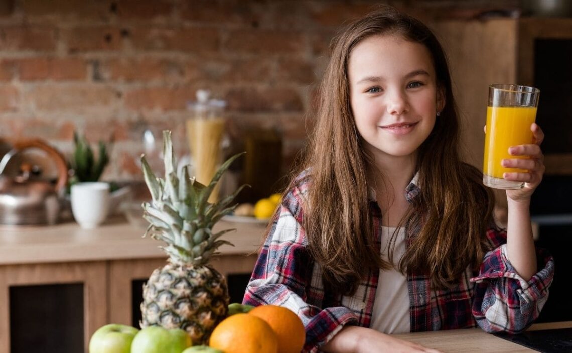 dieta sana niño comer fruta