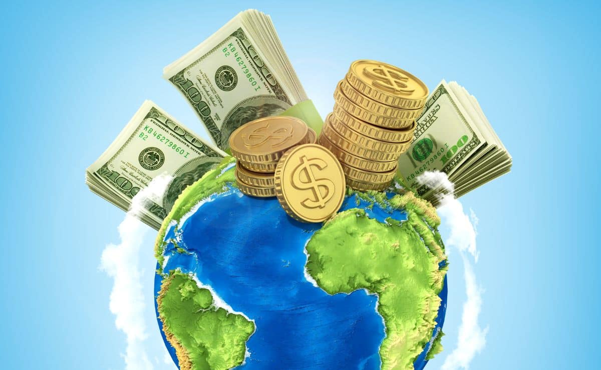 dinero dólares mundial efectivo moneda billete euro