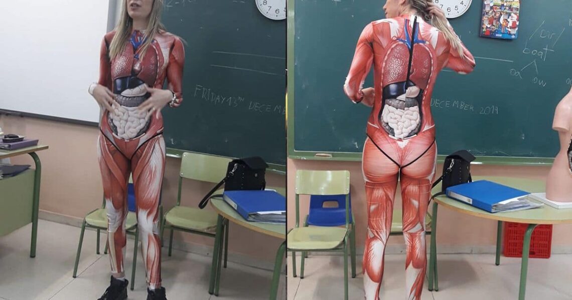 disfraz cuerpo humano