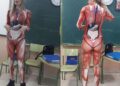 disfraz cuerpo humano