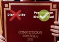 disminuido persona con discapacidad constitución