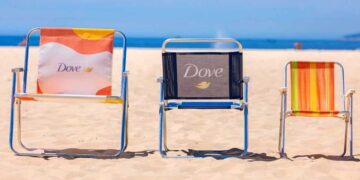 Dove crea sillas de playa que mejoran la accesibilidad y conciencian de la diversidad corporal