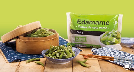 Bolsa de edamame de Mercadona