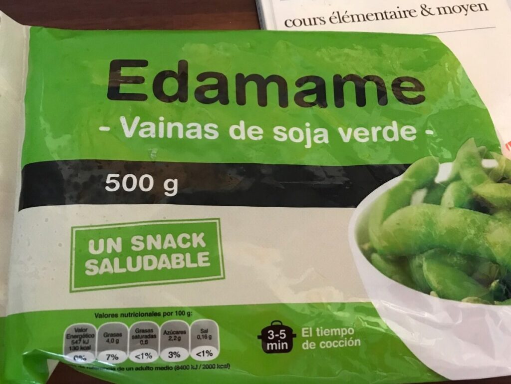 edamames Mercadona dieta