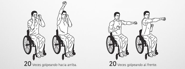 6 ejercicios en silla de ruedas que debes hacer todos los días