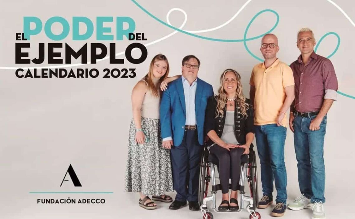 Fundación Adecco lanza 'El poder del ejemplo', un calendario que visibiliza el éxito laboral de personas con discapacidad