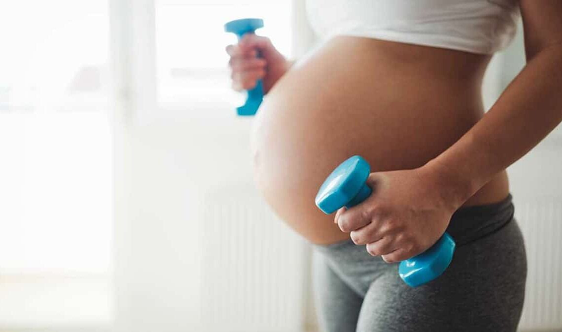 Pilates en mujeres embarazadas