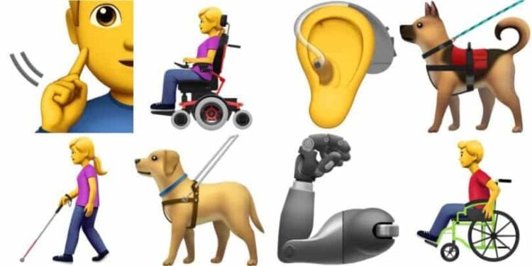 Los emojis inclusivos que ayudan a visibilizar la discapacidad
